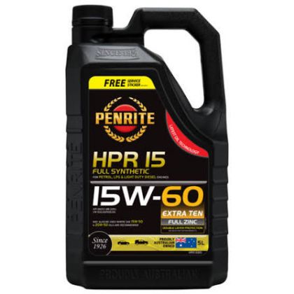 Picture of PENRITE HPR 15 15W/60 OIL 5 Ltr  HPR15005