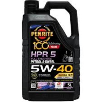 Picture of PENRITE HPRD  5W/40 OIL 5 Ltr HPRD5005