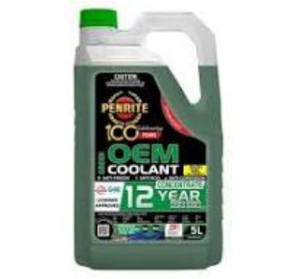 Picture of PENRITE COOLANT 5LTR OEM GREEN CONCEN  COOLGREEN005